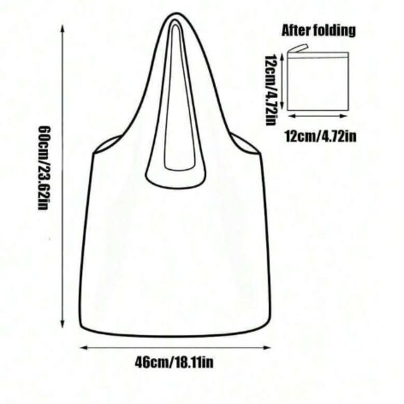 Friendly Dogs Shopping Tote Large Packable Multi Color - Picture 2 of 3